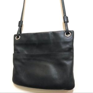 Margot Anthropologie Black Leather Crossbody